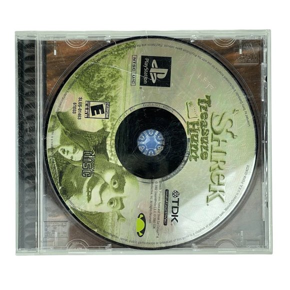 PlayStation Shrek Treasure Hunt Sony PS1 Kids Family Game Rated E Preowned 2002 - Picture 1 of 4